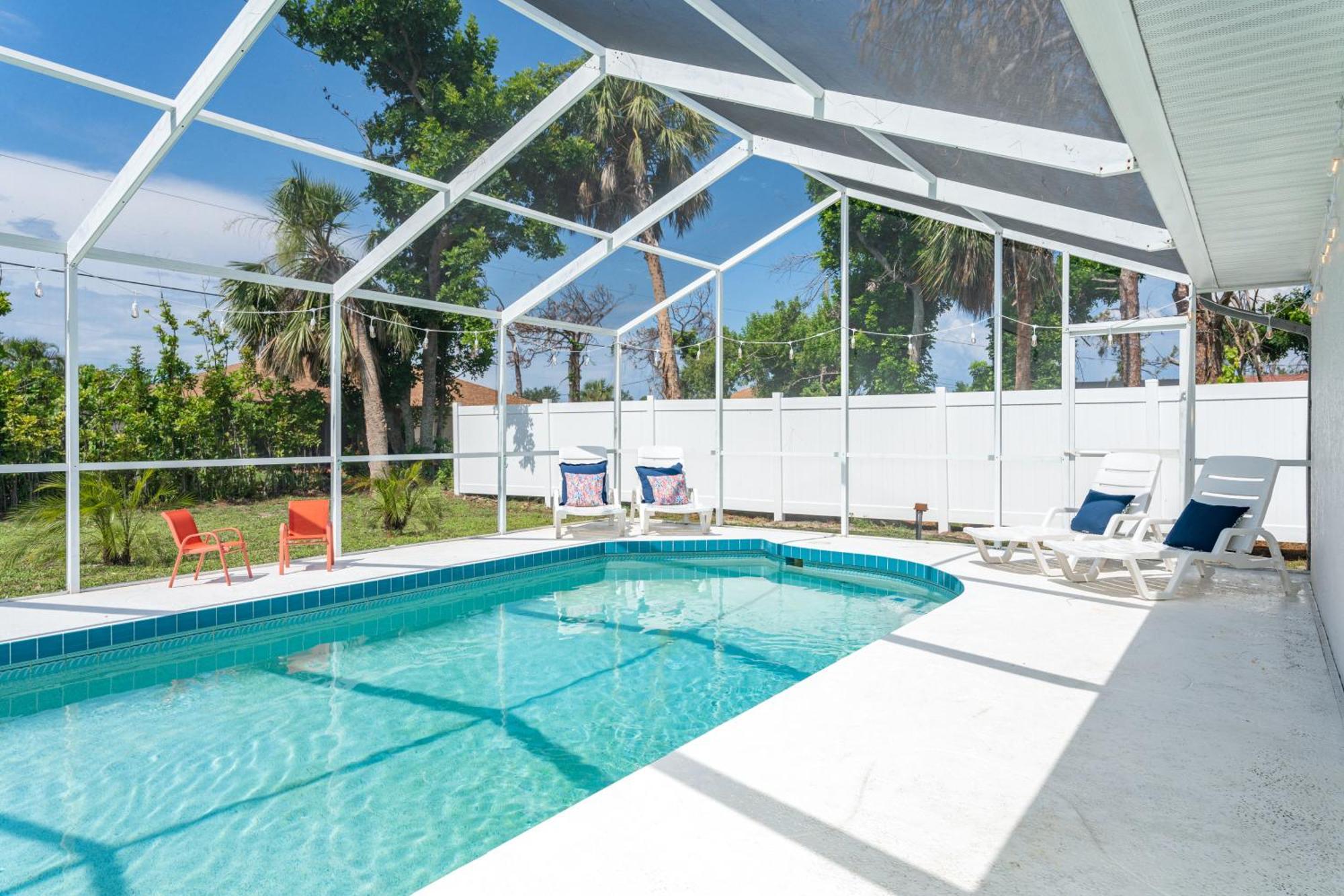 Beautiful Spacious Home! Close To Beaches - Heated Private Pool Englewood Esterno foto
